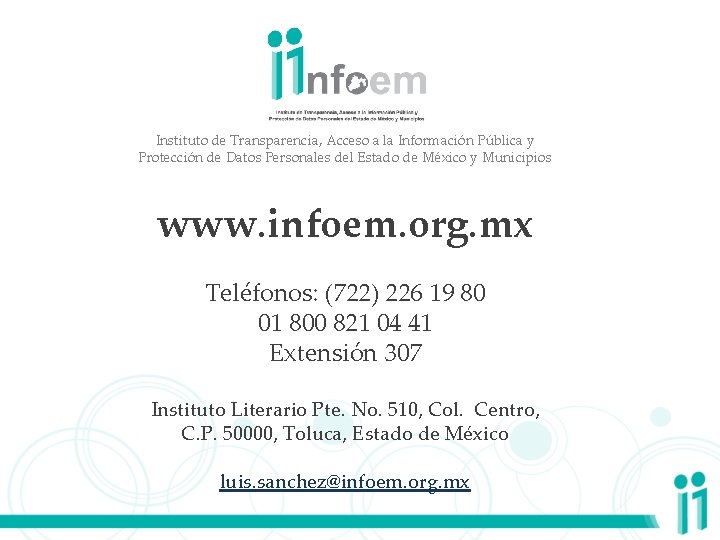 Instituto de Transparencia, Acceso a la Información Pública y Protección de Datos Personales del