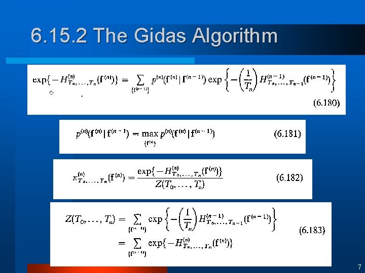 6. 15. 2 The Gidas Algorithm (c) 2000 -2002 SNU CSE Biointelligence Lab, http: