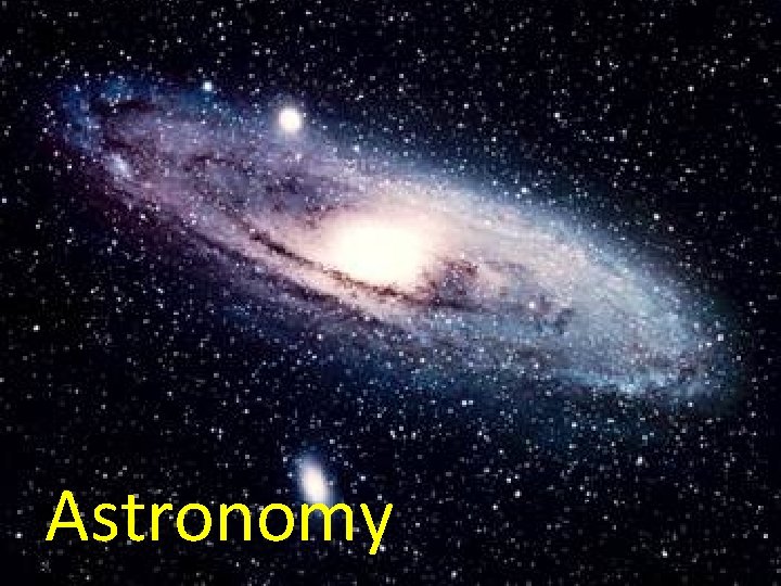 Astronomy 
