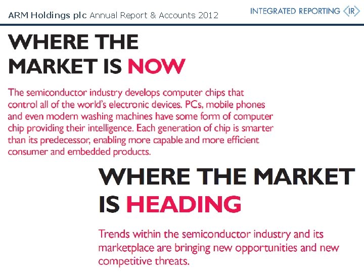 ARM Holdings plc Annual Report & Accounts 2012 ARM Holdings plc Annual Report & Accounts 2012