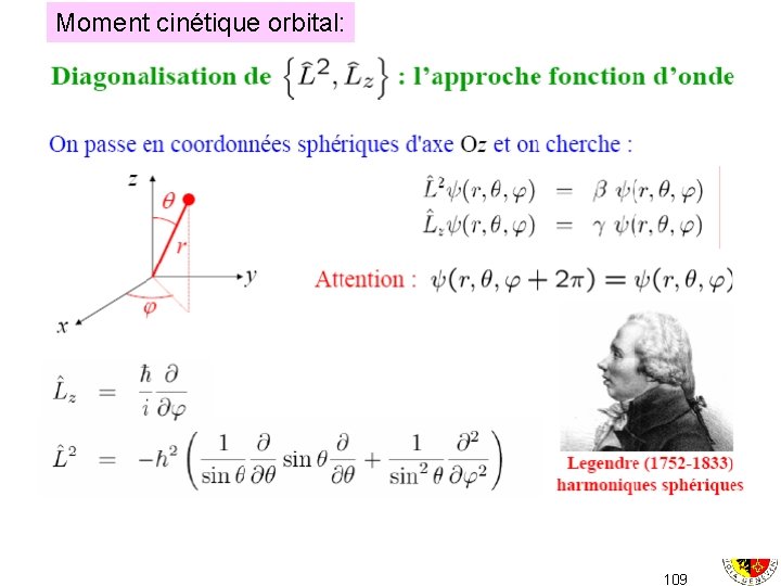 Moment cinétique orbital: 109 