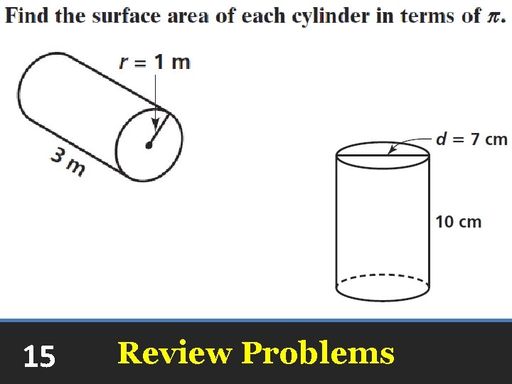 15 Review Problems 