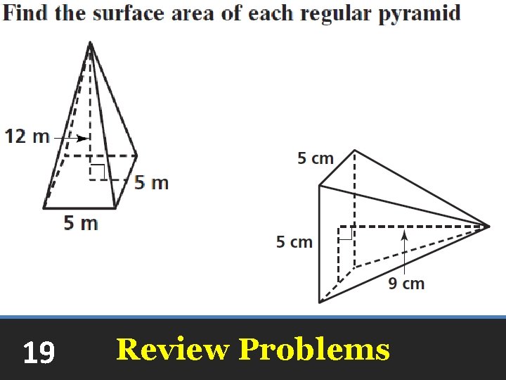 19 Review Problems 