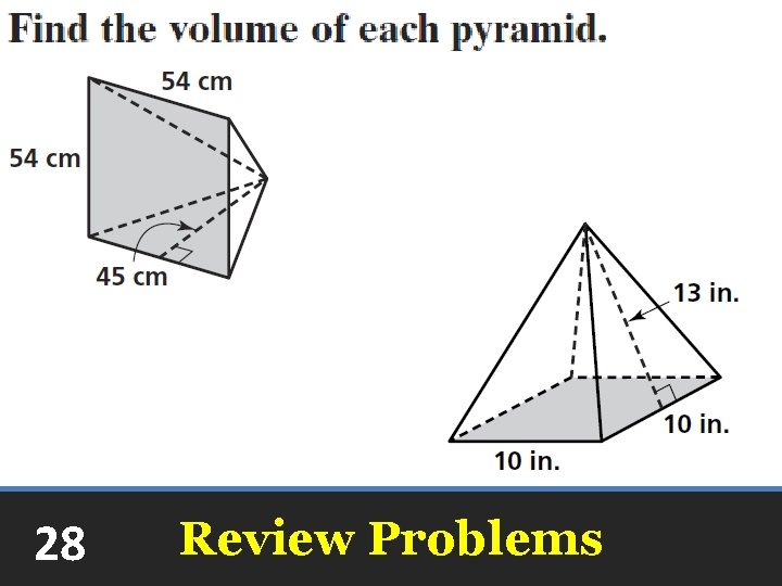 28 Review Problems 