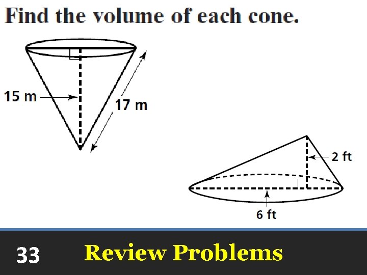 33 Review Problems 