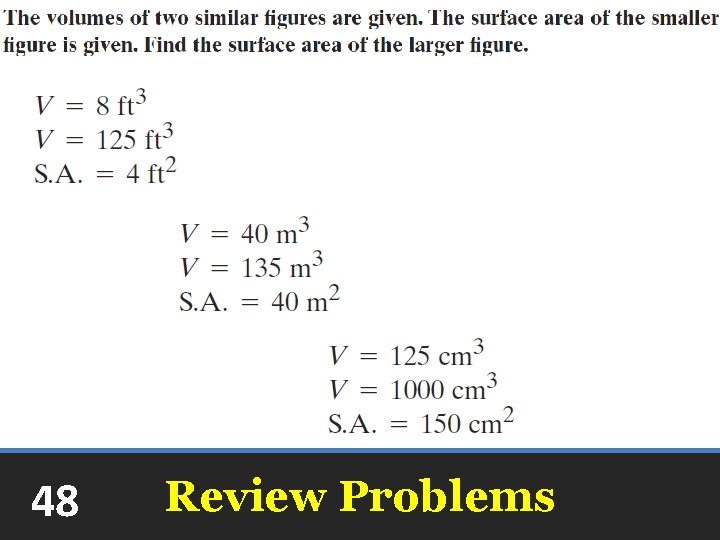 48 Review Problems 