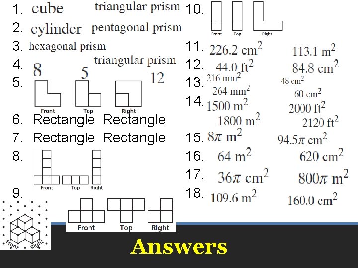 1. 2. 3. 4. 5. 10. 11. 12. 13. 14. 6. Rectangle 7. Rectangle