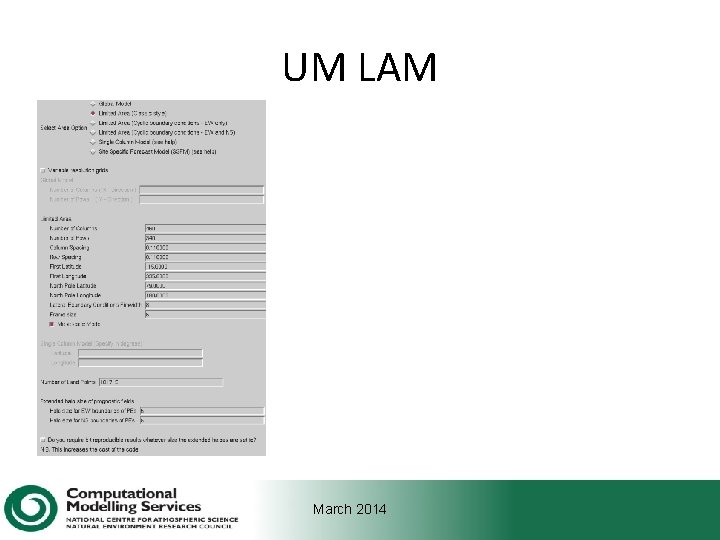 UM LAM March 2014 