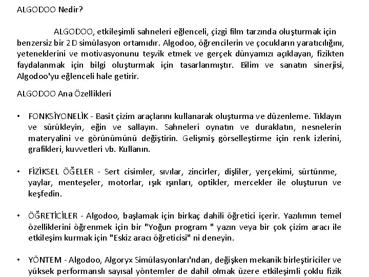 ALGODOO Nedir? ALGODOO, etkileşimli sahneleri eğlenceli, çizgi film tarzında oluşturmak için benzersiz bir 2 ALGODOO Nedir? ALGODOO, etkileşimli sahneleri eğlenceli, çizgi film tarzında oluşturmak için benzersiz bir 2