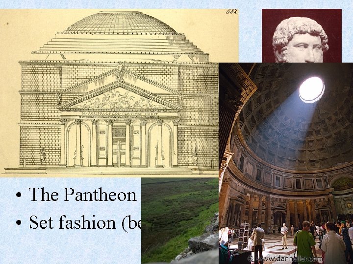 Hadrian • • • (117 -138) Extensive Traveler Fortified the empire (Britain) Codified Roman