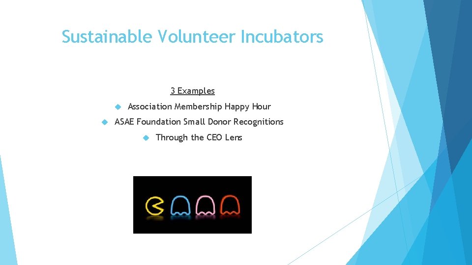 Sustainable Volunteer Incubators 3 Examples Association Membership Happy Hour ASAE Foundation Small Donor Recognitions