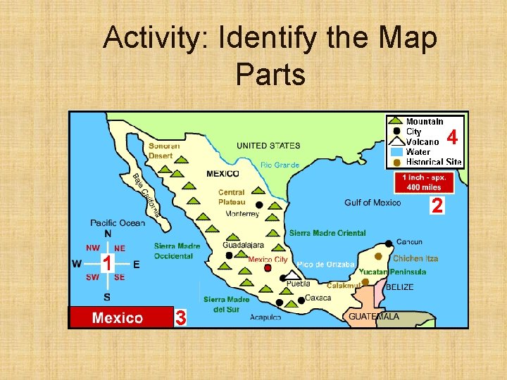 Activity: Identify the Map Parts 