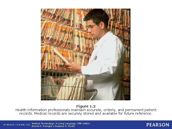 Figure 1. 2 Health information professionals maintain accurate, orderly, and permanent patient records. Medical