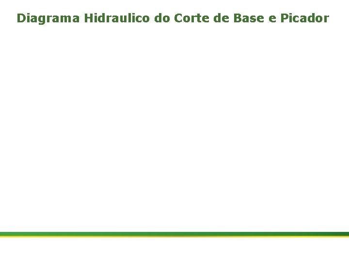 Diagrama Hidraulico do Corte de Base e Picador 25 | Colhedora de Cana 3520