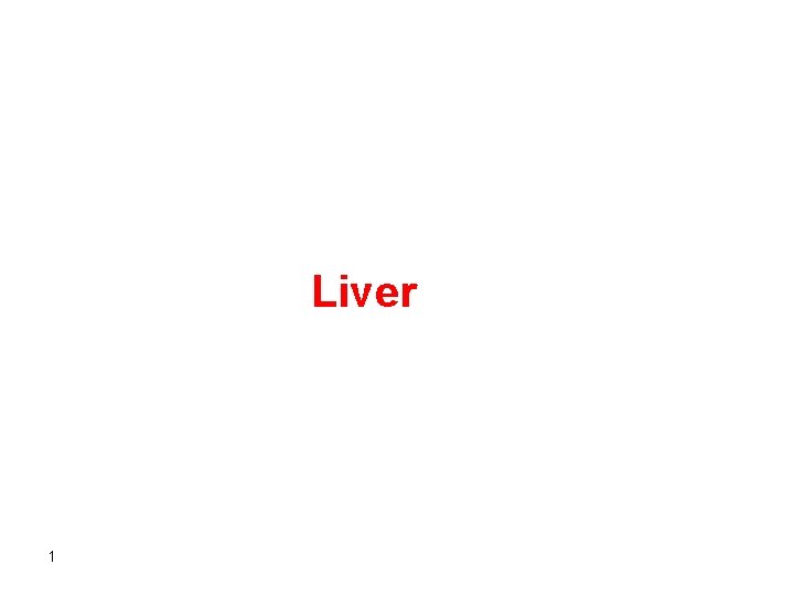 Liver 1 