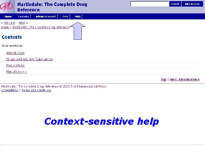 Context-sensitive help 