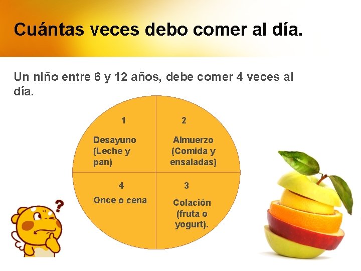 Alimentacin saludable 3 Bsico Asignatura Educacin Fsica y