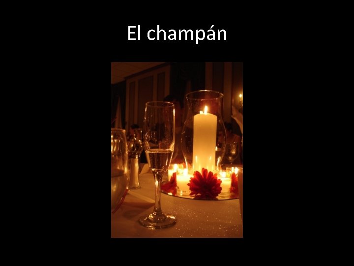 El champán 