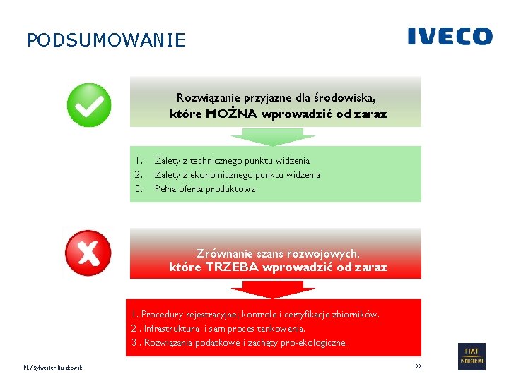 PODSUMOWANIE Rozwiązanie przyjazne dla środowiska, które MOŻNA wprowadzić od zaraz 1. 2. 3. Zalety