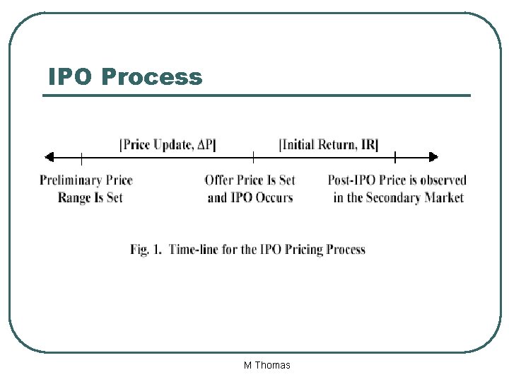IPO Process M Thomas 