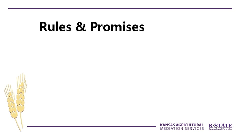 Rules & Promises 