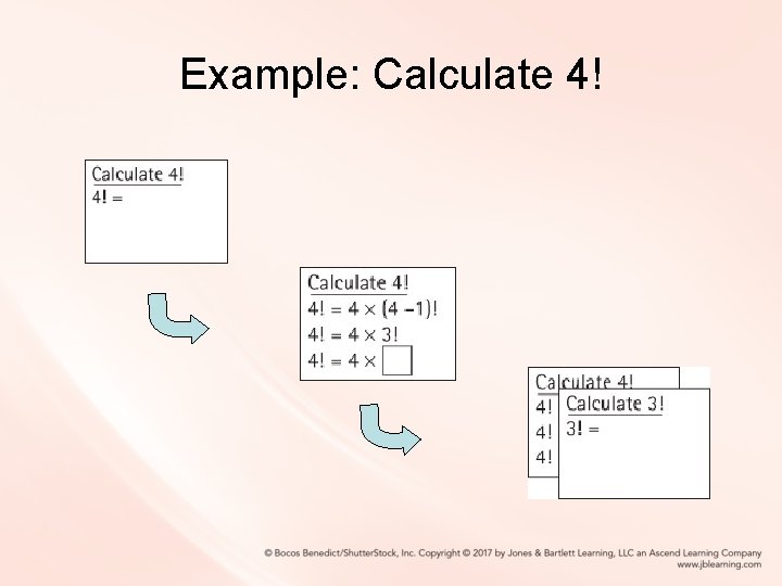 Example: Calculate 4! 