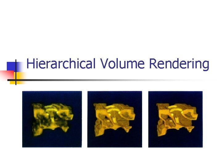Hierarchical Volume Rendering 