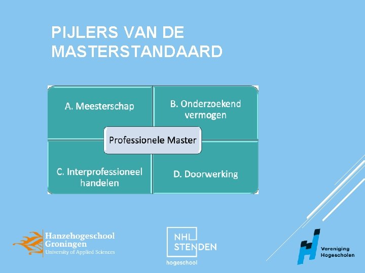 PIJLERS VAN DE MASTERSTANDAARD 