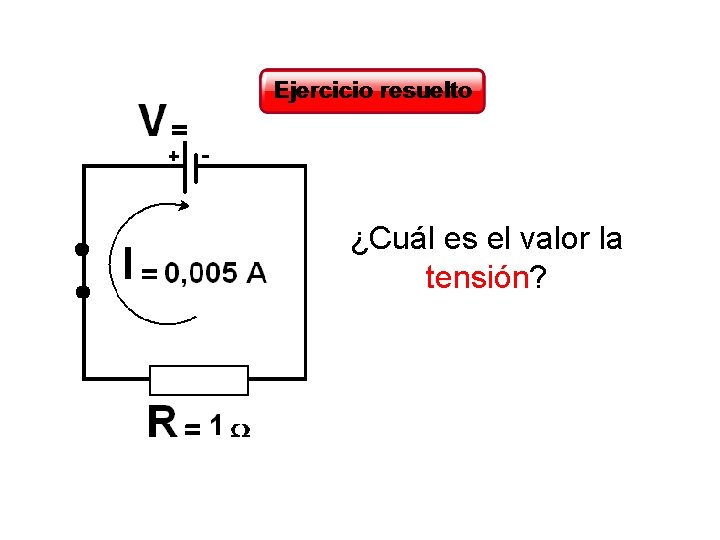 ¿Cuál es el valor la tensión? 