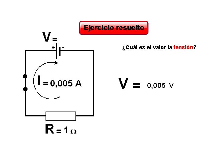 ¿Cuál es el valor la tensión? 