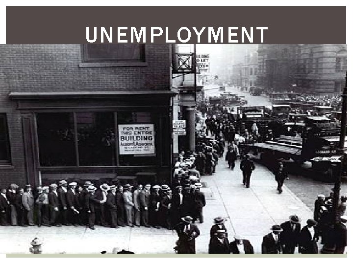 UNEMPLOYMENT 