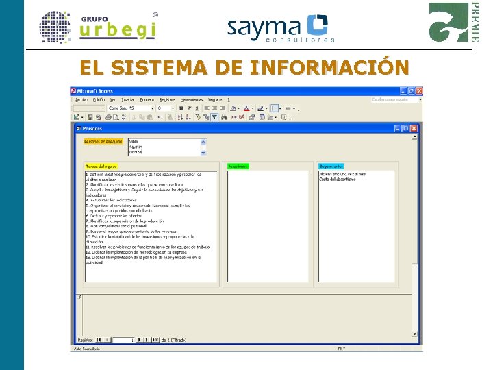 EL SISTEMA DE INFORMACIÓN 