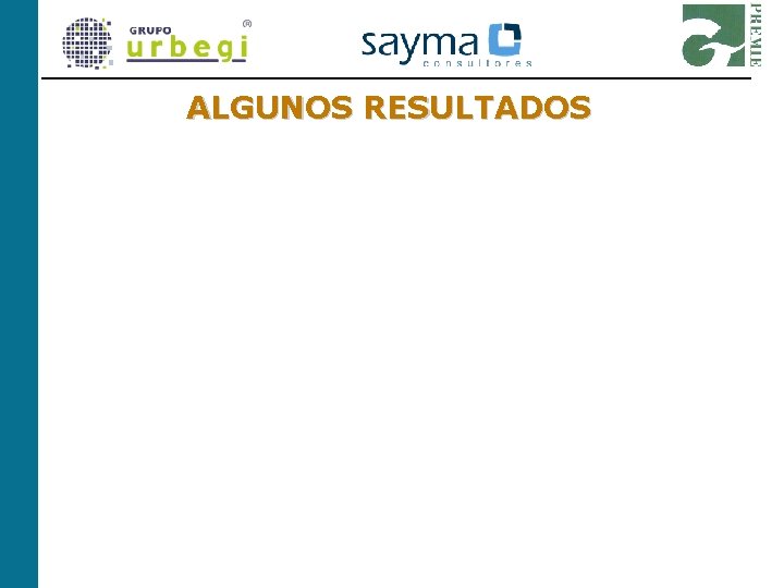 ALGUNOS RESULTADOS 