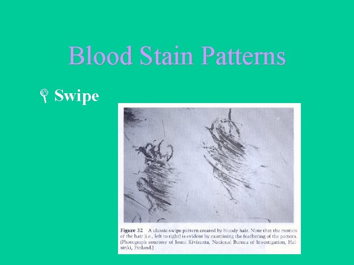 Blood Stain Patterns LSwipe 