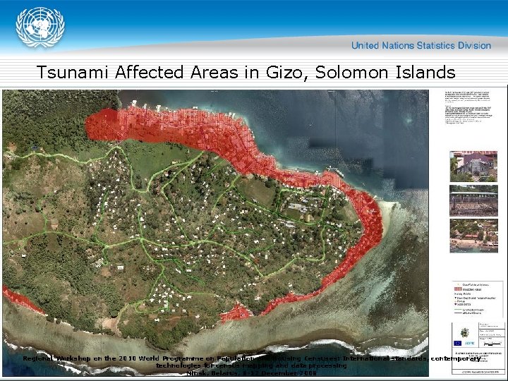 Tsunami Affected Areas in Gizo, Solomon Islands Regional Workshop on the 2010 World Programme