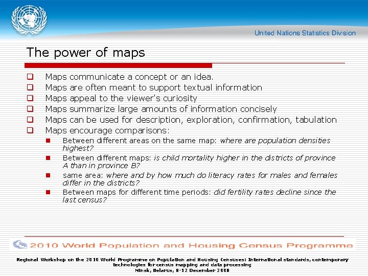 The power of maps q q q Maps Maps n n communicate a concept