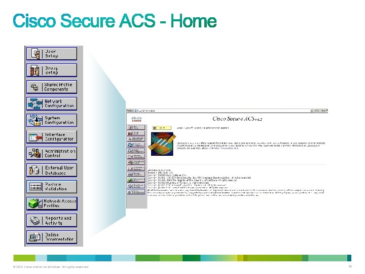 © 2012 Cisco and/or its affiliates. All rights reserved. 52 