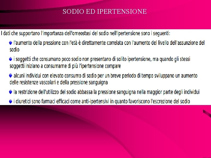 SODIO ED IPERTENSIONE 