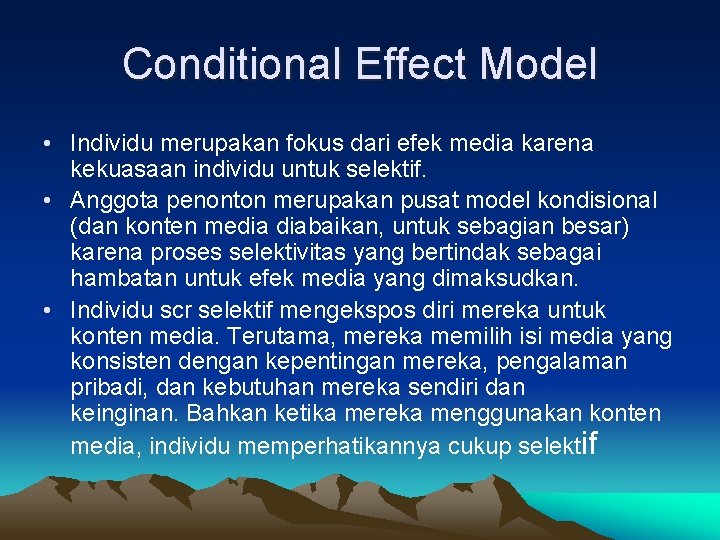 MODELMODEL EFEK MEDIA Ebook Media Effect And Society