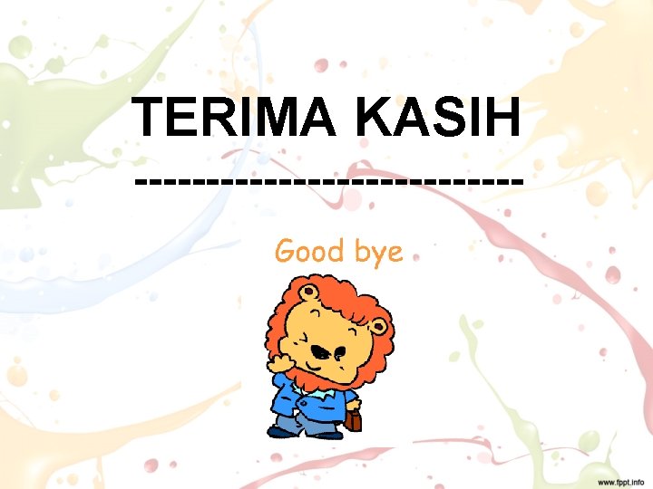 TERIMA KASIH -------------- 