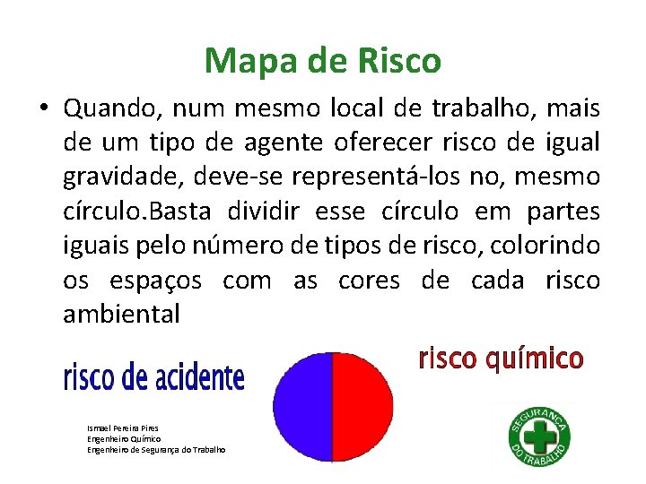 Mapa de Risco • Quando, num mesmo local de trabalho, mais de um tipo Mapa de Risco • Quando, num mesmo local de trabalho, mais de um tipo