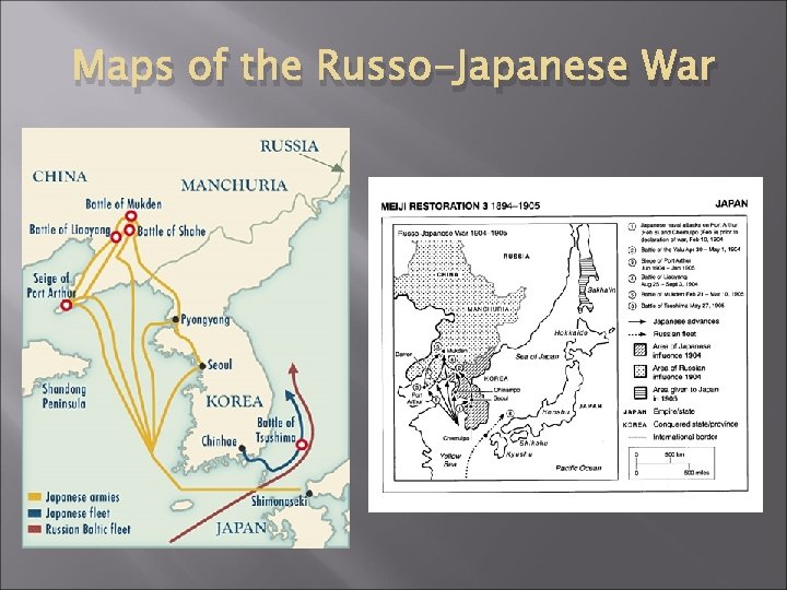 Maps of the Russo-Japanese War 