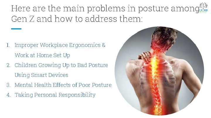 Here are the main problems in posture among Gen Z and how to address