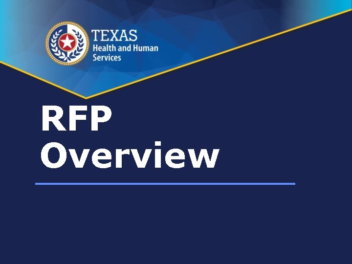 RFP Overview 