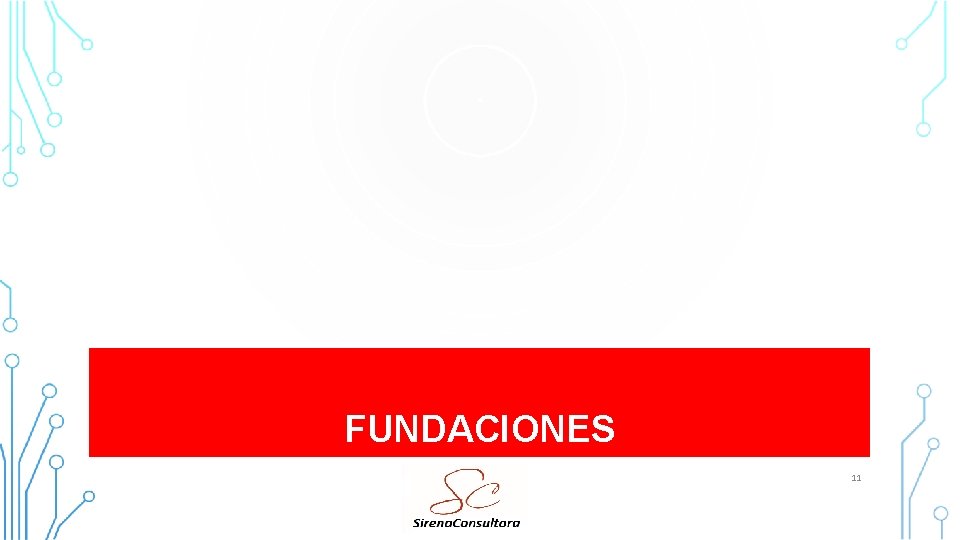 FUNDACIONES CONSULTORA SIRENA 2015 11 FUNDACIONES CONSULTORA SIRENA 2015 11