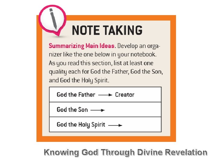 Knowing God Through Divine Revelation 