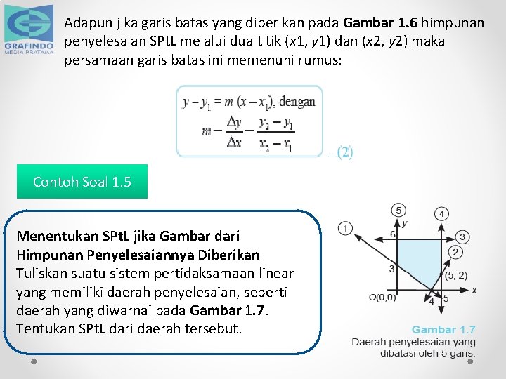 Unit 1 Program Linear A Sistem Pertidaksamaan Linear