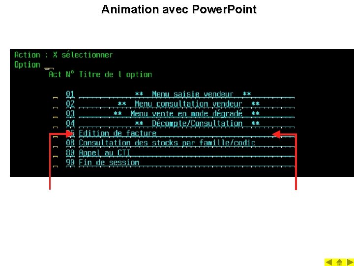 Animation avec Power. Point 