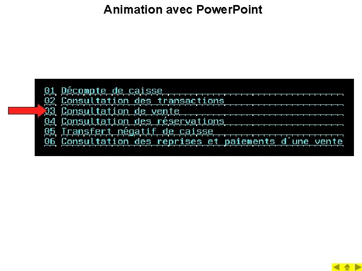Animation avec Power. Point 