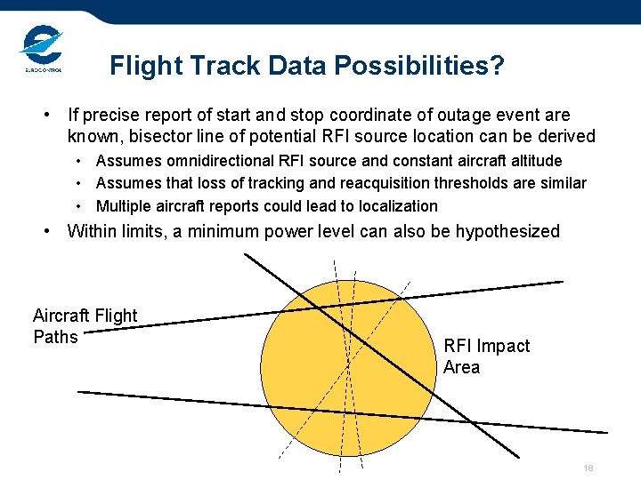 Flight Track Data Possibilities? • If precise report of start and stop coordinate of